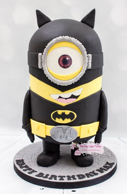 Batman Minion - Decorated Cake by Wooden Heart Cakes - CakesDecor