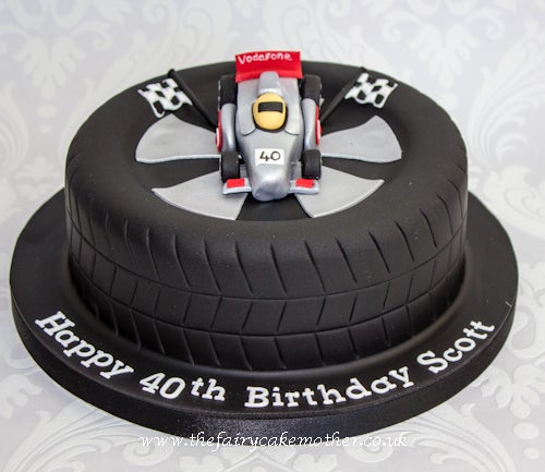 Car tyre cake for a 50th... - Hailey's Homemade Parties | Facebook