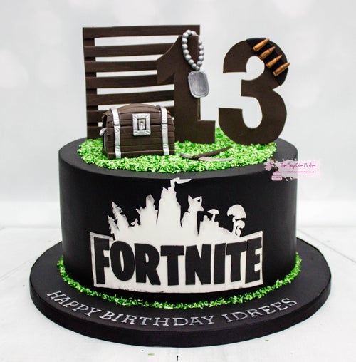 Fortnite Customisable Name and Age Gaming Birthday Cake Topper - UNOFFICIAL  | eBay