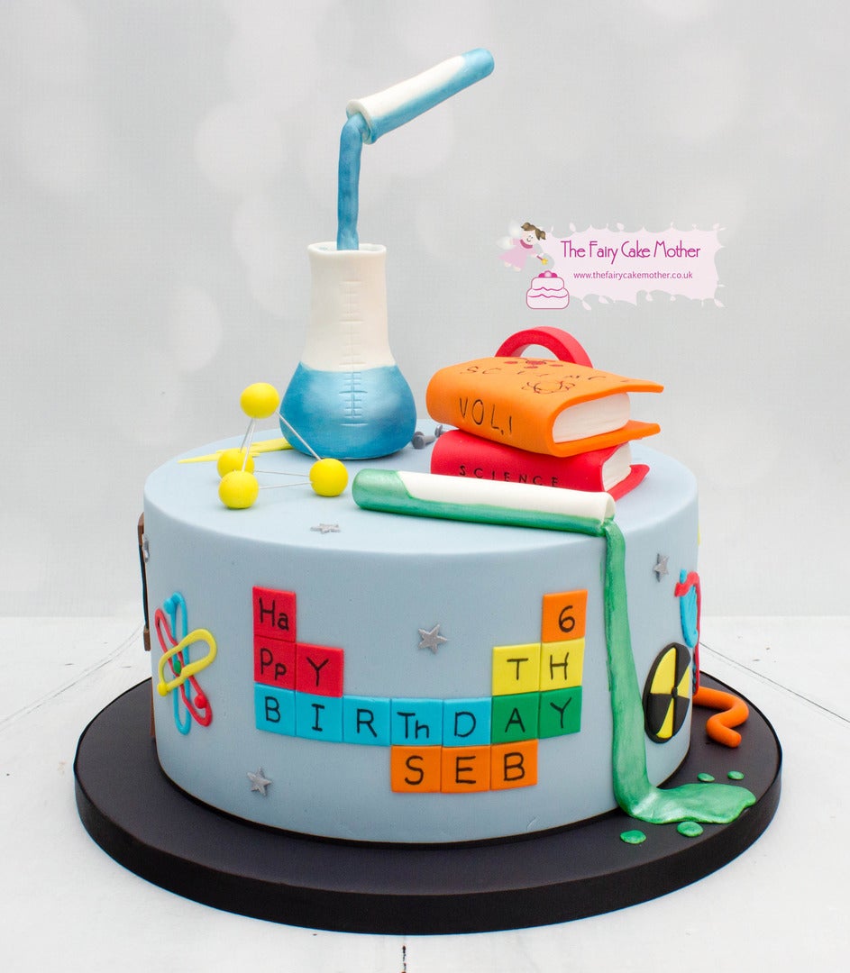 Scientist Cake | Science cake, Teacher cakes, Chemistry cake