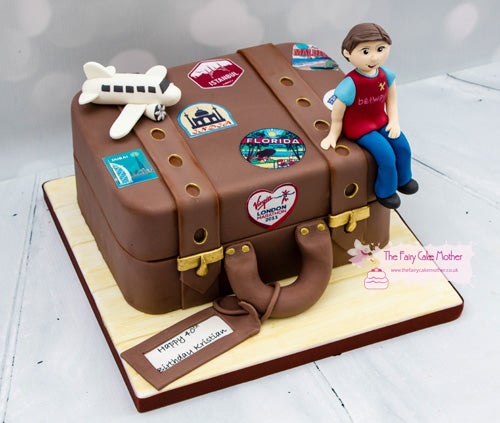 Custom Suitcase Cake - Picture of Short Cakes Cakery & Cafe', Mount Juliet  - Tripadvisor