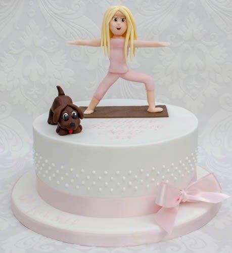 Shop for Fresh Yoga Poses Birthday Cake online